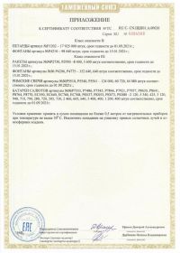 Сертификат соответствия на салют С26-2 | Салюты Самара