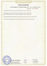 Сертификат соответствия на салют ТС RU C-CN.ЦЦ09.А.00700-2 | Салюты Самара